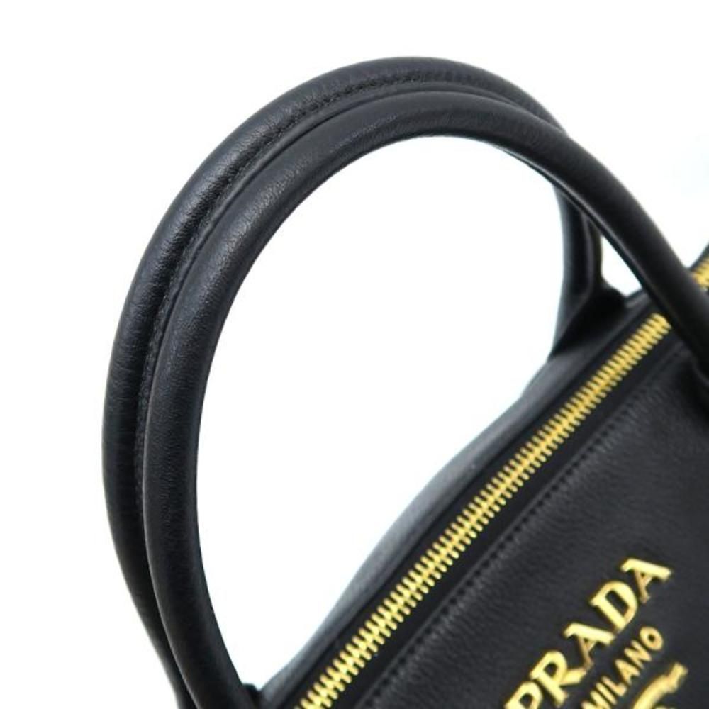 Prada Leather Black Shoulder Bag - Picture 3 of 9